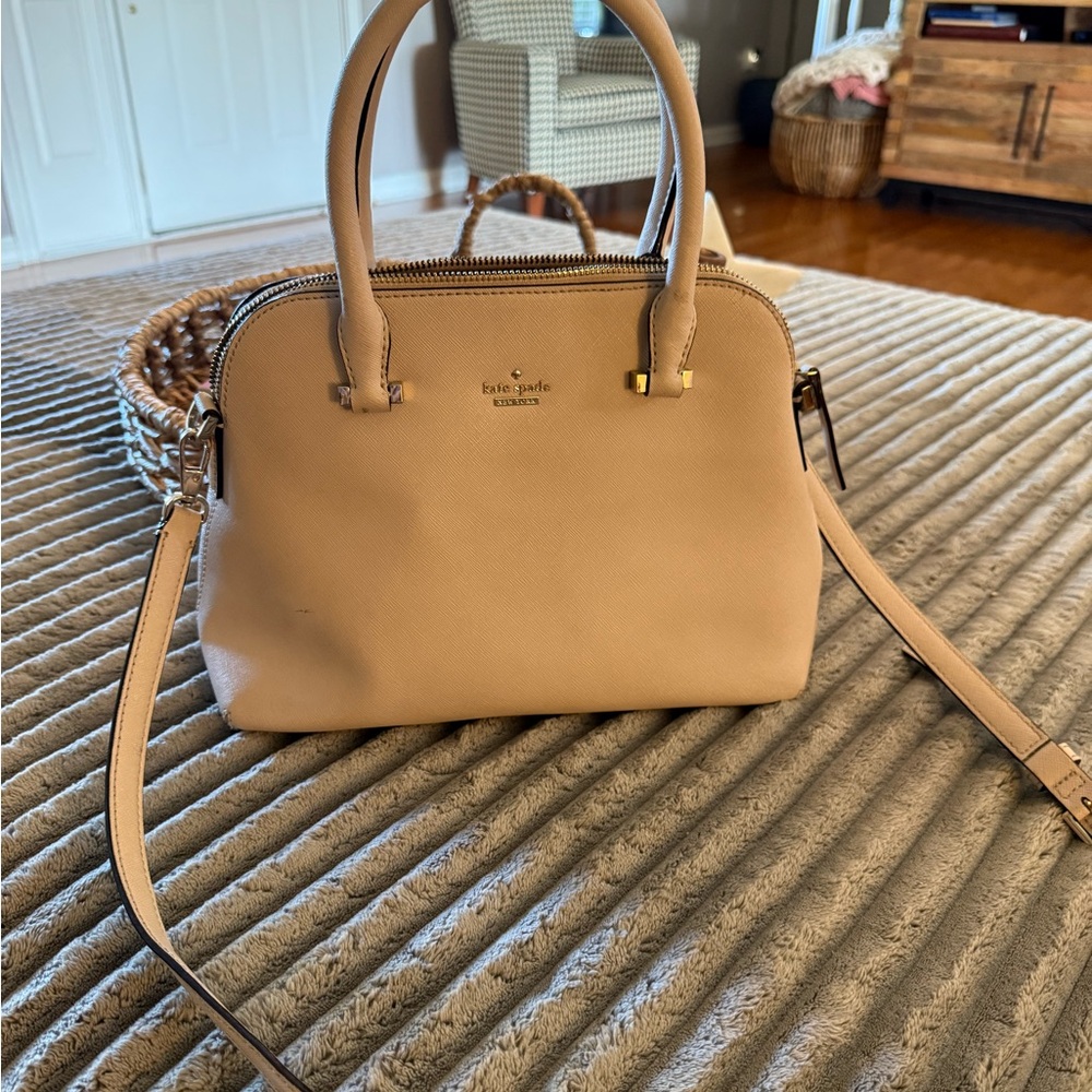 Kate Spade Tan Satchel Bag